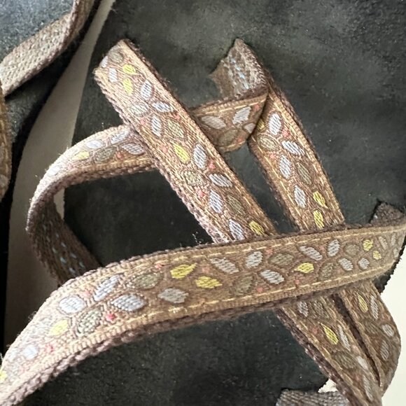 TEVA Mush brown platform sandal - Picture 4 of 4